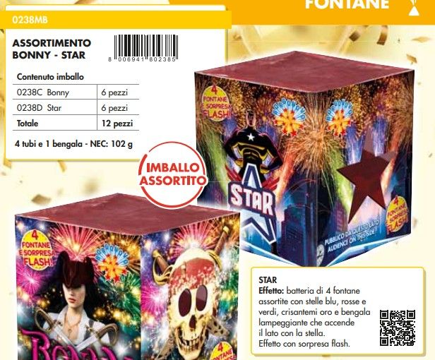 STAR -  FONTANA - DURATA 1MIN. 10 SEC