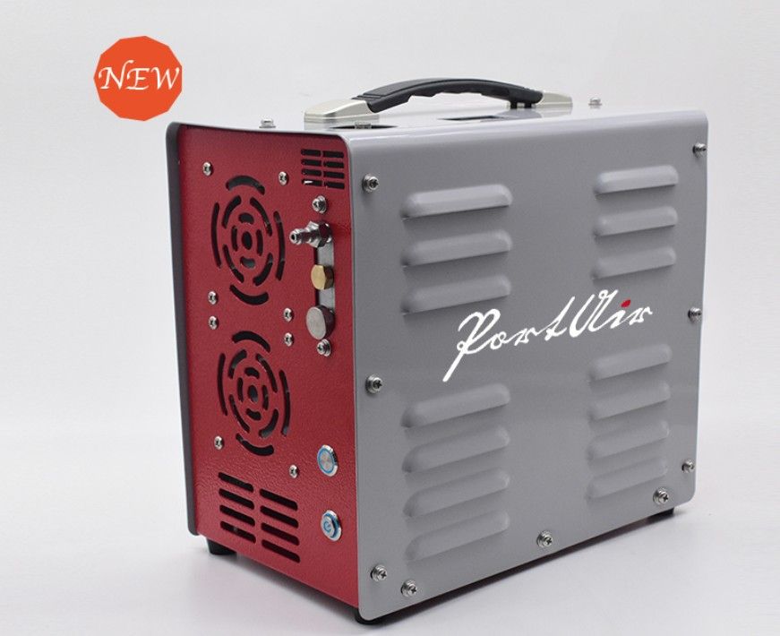 Compressore HPA portatile PortAir II per PCP e fucili ad aria compressa  4500 PSI- 310 BAR- ULTIMA GENERAZIONE