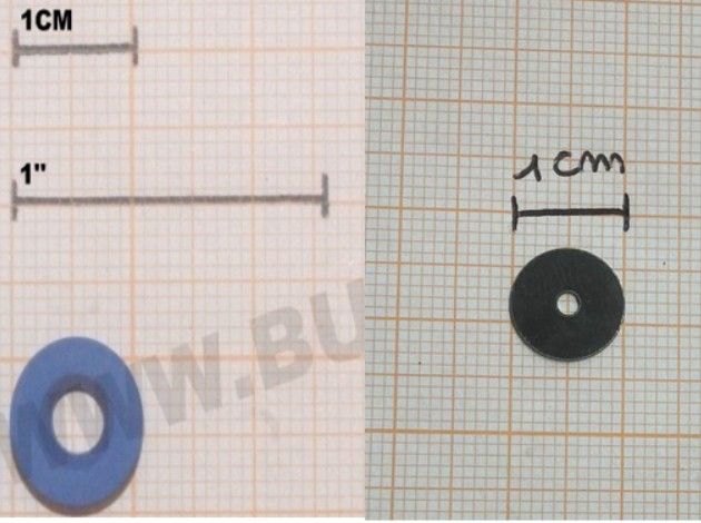 DIANA GUARNIZIONE DI RICAMBIO PER MODELLI 48-52-54-56-460-K98 MAUSER n° ESPLOSO: 19-19A MM. 3.3.5 CP128