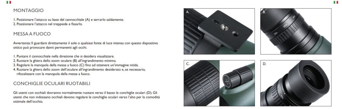 HAWKE TELESCOPIO NATURE-TREK 20-60x80