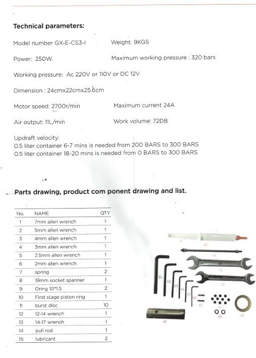 COMPRESSORE PORTATILE PCP GAMO