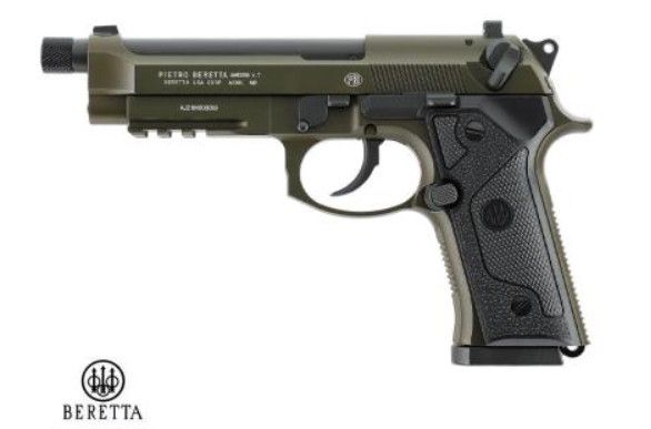 BERETTA PISTOLA CO2 M9A3 GREEN & BLACK CALIBRO 4,5  -  LIBERA VENDITA