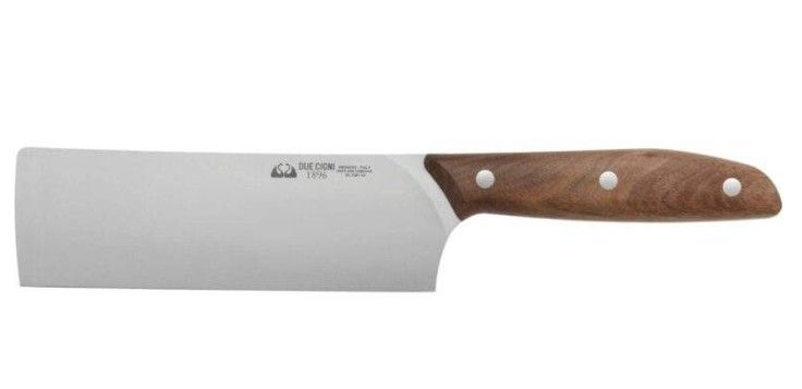 COLTELLO DA VERDURE NAKIRI - MANICO NOCE - DUE CIGNI 1896