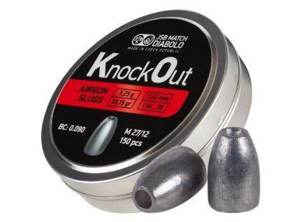JSB PROIETTILI KNOCKOUT  .30 7,62 mm 3.25 g  50,15 gr