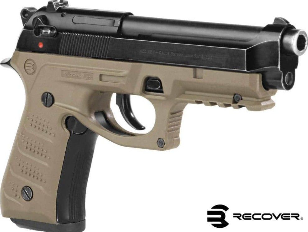 RECOVER GUANCETTE CON RAIL SYSTEM PER BERETTA 92 / M9 DISPONIBILE IN DIVERSE COLORAZIONI