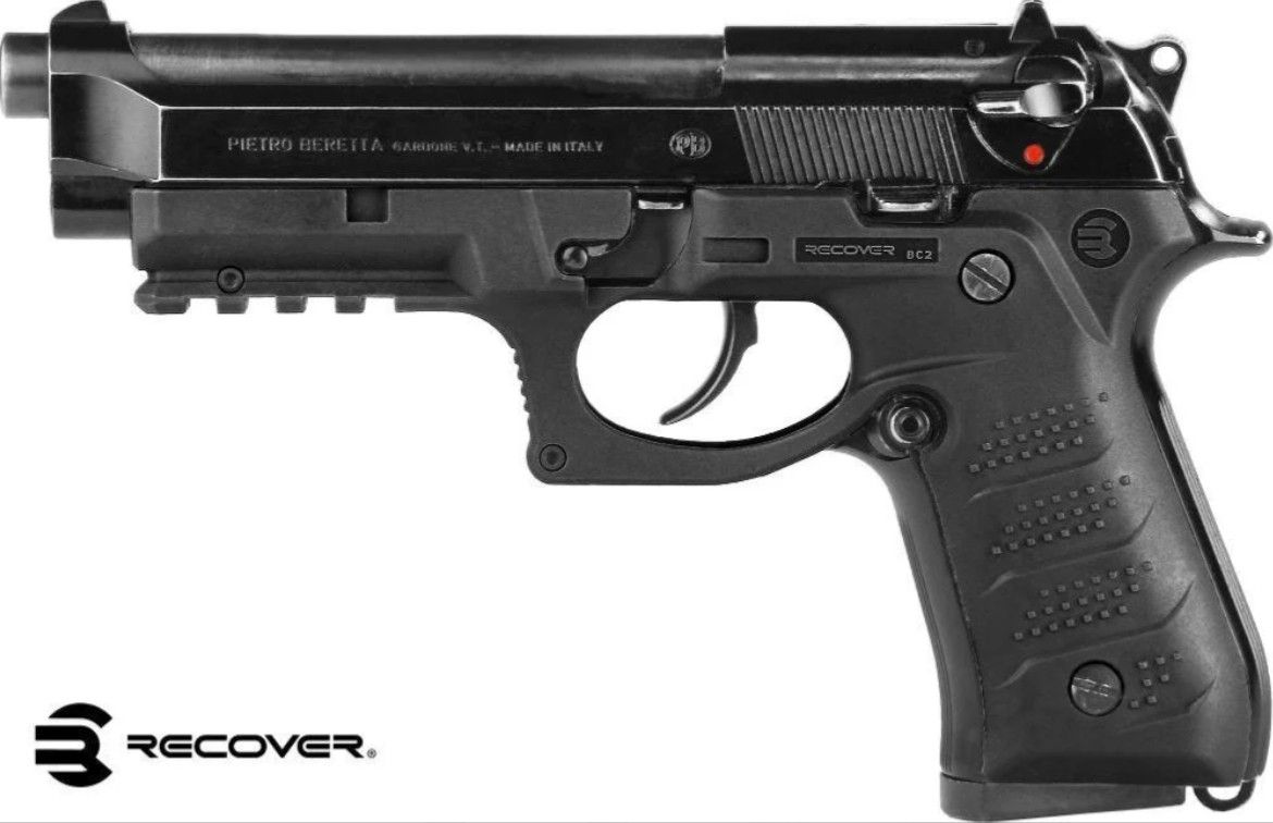 RECOVER GUANCETTE CON RAIL SYSTEM PER BERETTA 92 / M9 DISPONIBILE IN DIVERSE COLORAZIONI