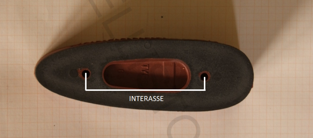 BERETTA CALCIOLO GEL TEK RECOIL PAD LISCIO BLU