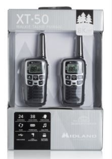 MIDLAND XT50 WALKIE TALKIE 