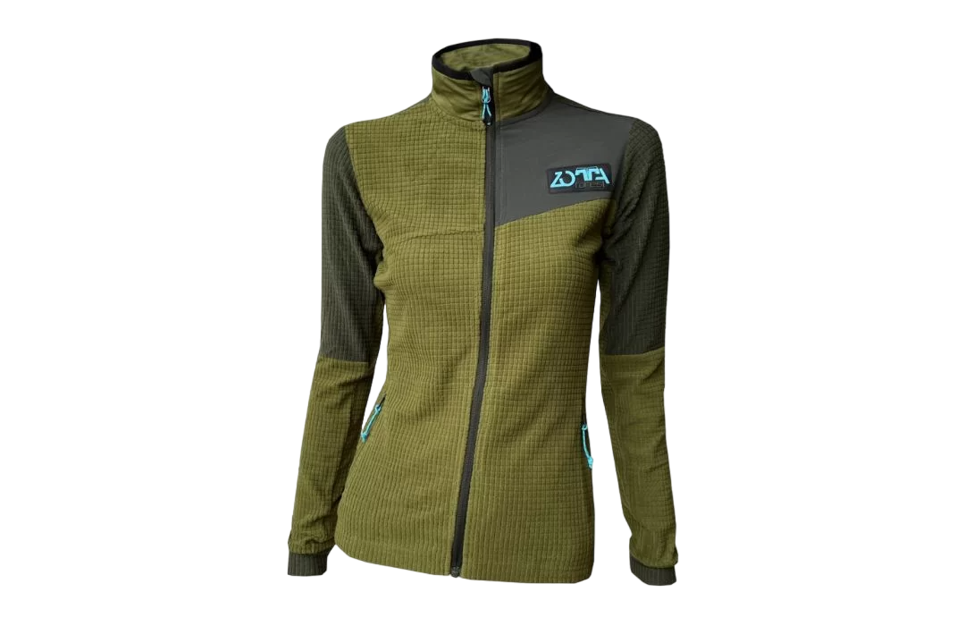 JOKER PILE FULL ZIP ALTAMENTE TRASPIRANTE, TECNOFLEECE ELASTICIZZATO DA DONNA - ZOTTA FOREST M