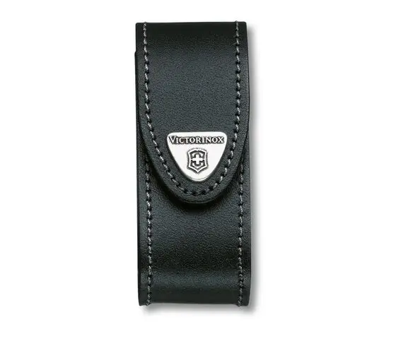 VICTORINOX FODERO IN PELLE NERA CON GANCIO PIVOTTANTE PER COLTELLI DA 91 MM V-4.0520.31