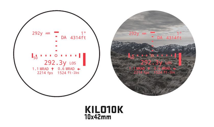 SIG SAUER BINOCOLO TELEMETRO KILO10K-HD 10x42 ORDINABILE !