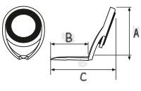 FUJI ANELLI MONOPONTE SERIE KT - CCKTAG MIS. 5.5