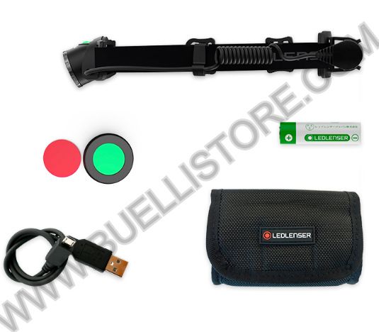 LED LENSER MH 10 TORCIA FRONTALE RICARICABILE - 600 LUMENS - 150 METRI - 120 ORE DI AUTONOMIA