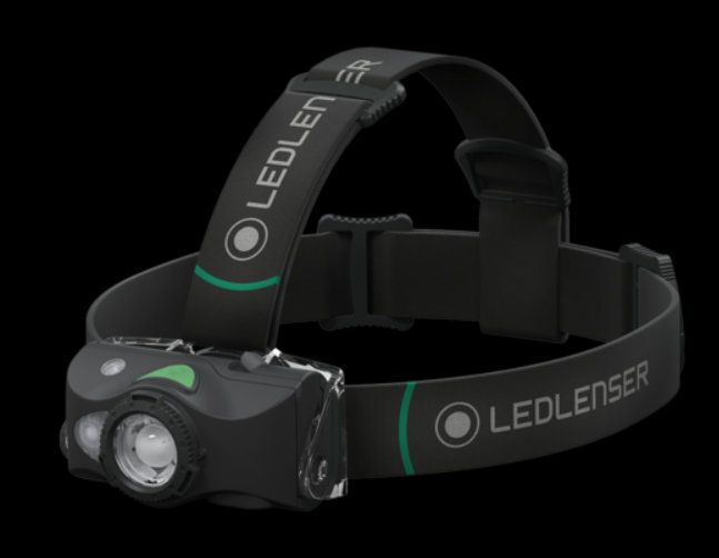 LED LENSER MH8 - TORCIA FRONTALE RICARICABILE CON LED MULTICOLORE POTENZA 600 LUMENS