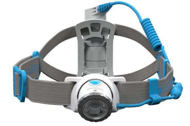 LED LENSER NEO 10 R - TORCIA FRONTALE RICARICABILE 600 LUMENS - BLUE