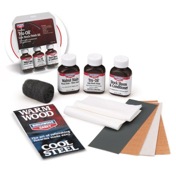 BIRCHWOOD TRU OIL GUN STOCK FINISH KIT