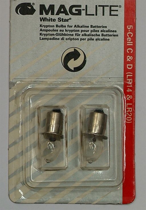 MAGLITE WHITE STAR 5 CELL C D