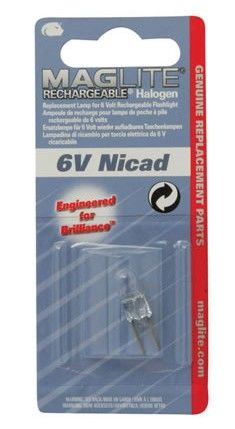 MAGLITE RECHARGEABLE HALOGEN 6V NICAD