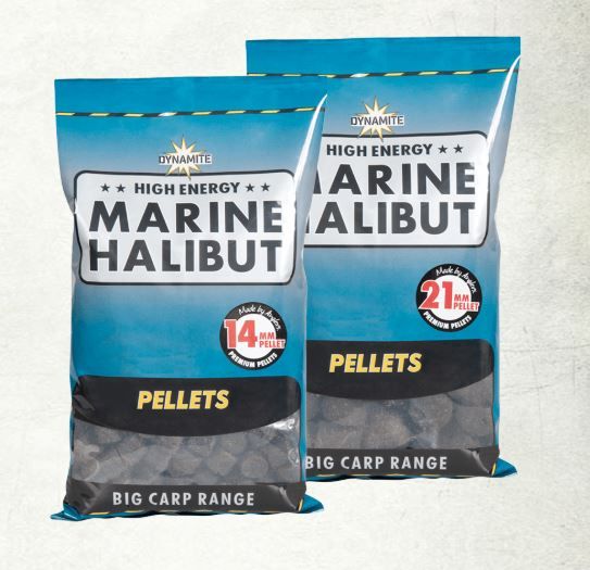 DYNAMITE BAITS SWIM STIM MARINE HALIBUT 21 MM 900 GR PRE FORATO