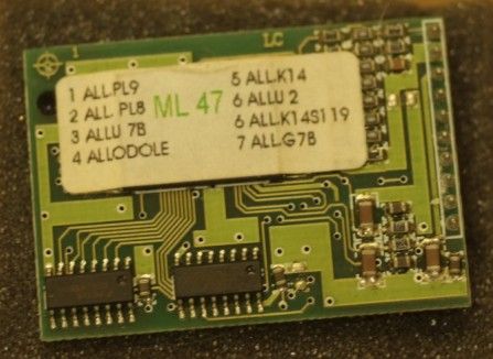 SCHEDA CANTI ML47 TECNOEST PER MINI COLIBRI VECCHIO MODELLO