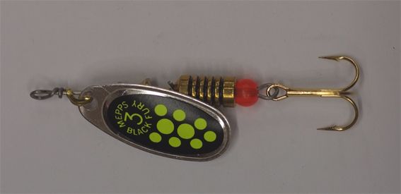 MEPPS ROTANTE COMET BLACK FURY SILVER GIALLO FLUO - N.3