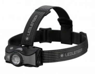LED LENSER - MH7 GRAY/BLACK - TORCIA FRONTALE RICARICABILE - 600 LUMENS - 200 METRI 
