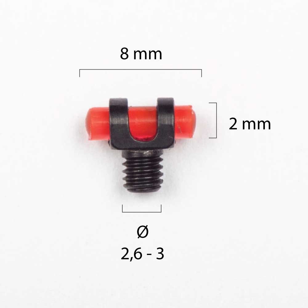 MIRINO  ROSSO 2.6 mm 