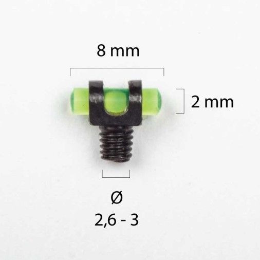 MIRINO VERDE 2.6 mm 