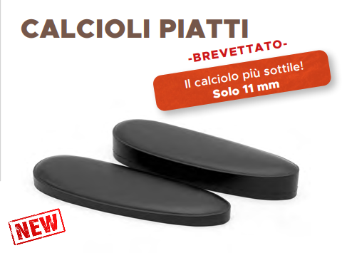 CALCIOLO CERV PIATTO IN GOMMA MORBIDA BASSO 11MM E MEDIO 23MM