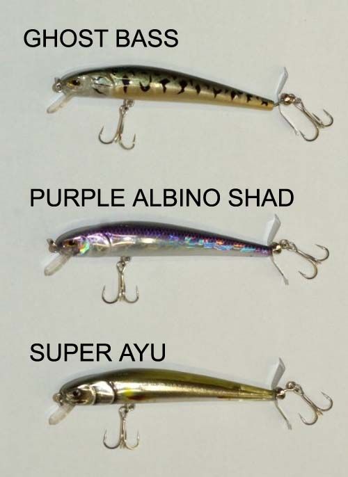 MOLIX PROPELLER JERKBAIT 95  #PURPLE ALBINO SHAD