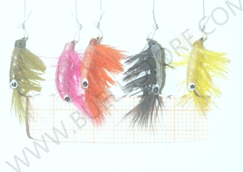 STUCKI MONTATURA - 5 AMI TIPO GAMBERETTO - EPOXY SHRIMP