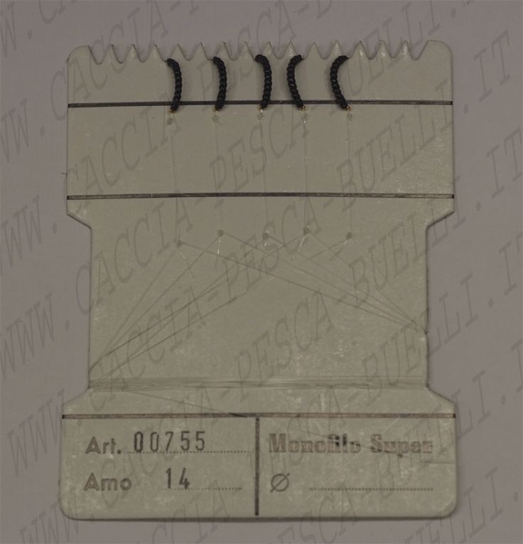 MONTATURE COREGONI A 5 AMI - COLORE NERO