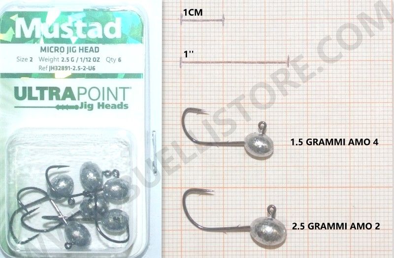 MUSTAD MICRO JIG HEAD N.2