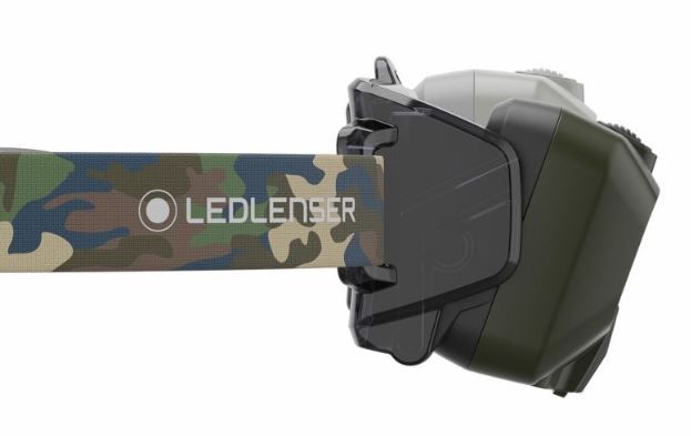LED LENSER TORCIA FRONTALE HF8R CORE RGB CAMO - 1600 LUMEN - 210 METRI