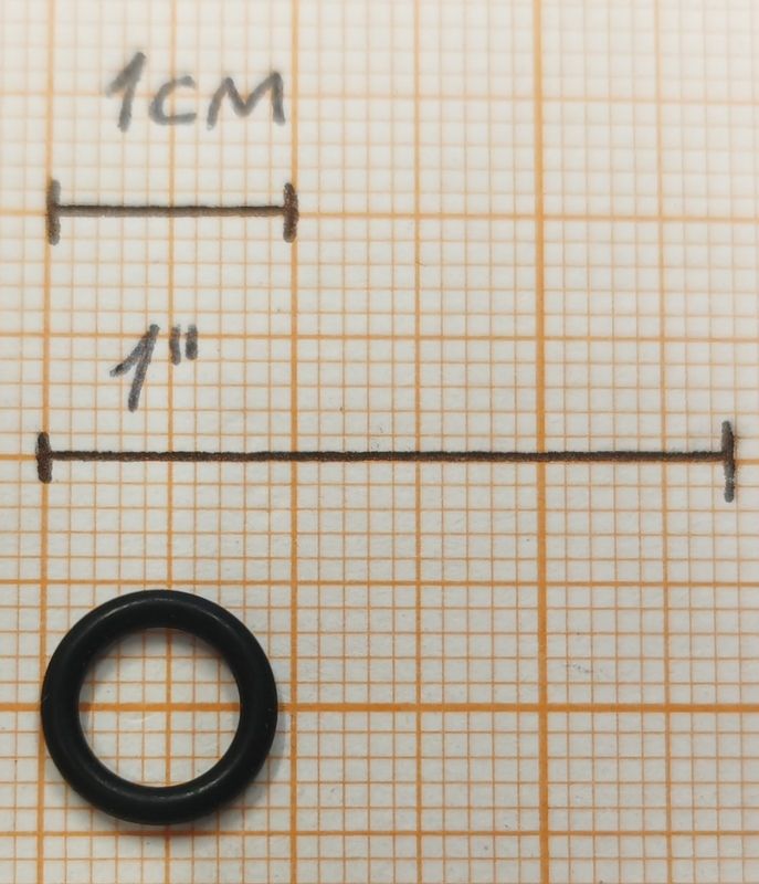 HATSAN n° ESPLOSO 2609-1 O-RING PER LA CANNA CALIBRO 4,5/ 5,5/ 6,3