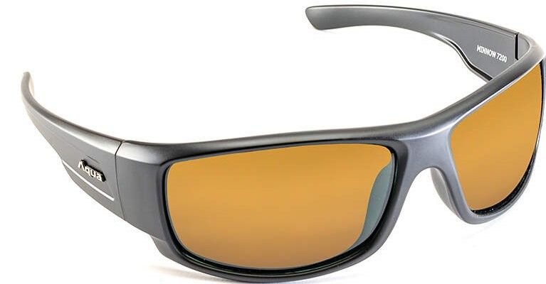 AQUA - OCCHIALI DA PESCA SOLO POLARALIZZATE- MINNOW BLACK MATT BRONW