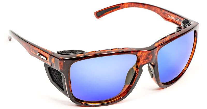 OCCHIALI DA PESCA OCEAN DEMI BROWN - AQUA POLARIZZATE MIR BLUE