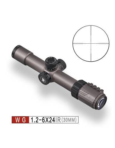 Ottica discovery optics wg sfogo 1.2-6x24 IR 30 mm