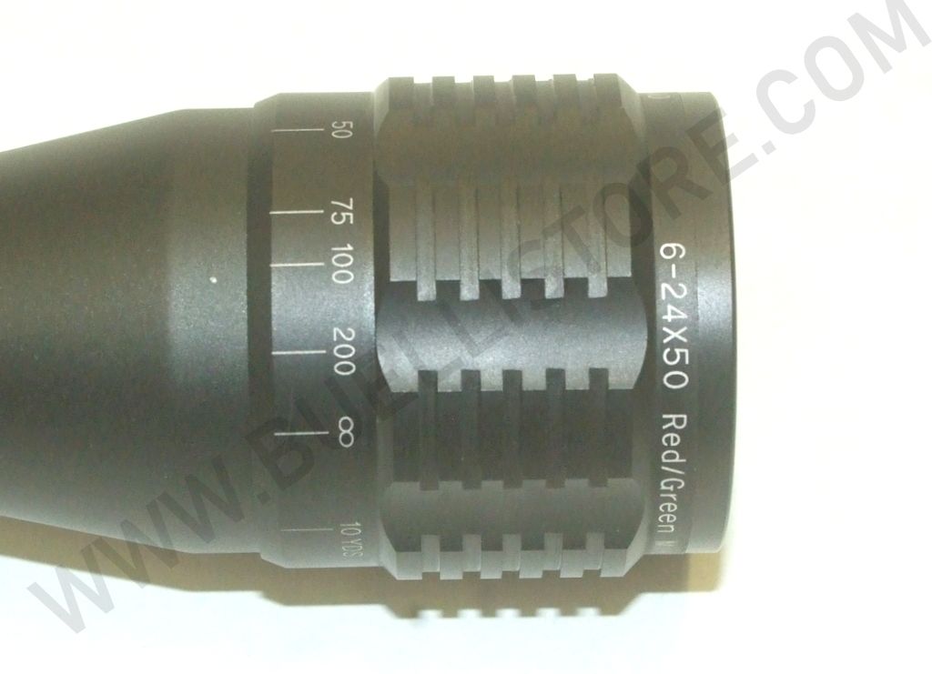 OTTICA DIANA RIFLESCOPE 6-24 X 50 TUBO DA 30'' RETICOLO ILLUMINATO DUPLEX