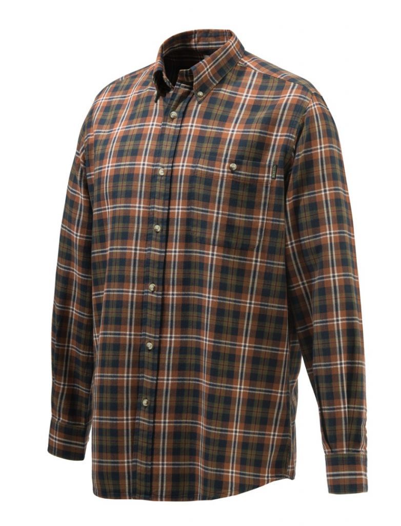 CAMICIA UOMO WOOD FLANNEL BUTTON BERETTA M