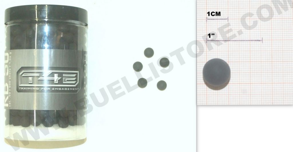 umarex palle in gomma per pistole e fucili da difesa 