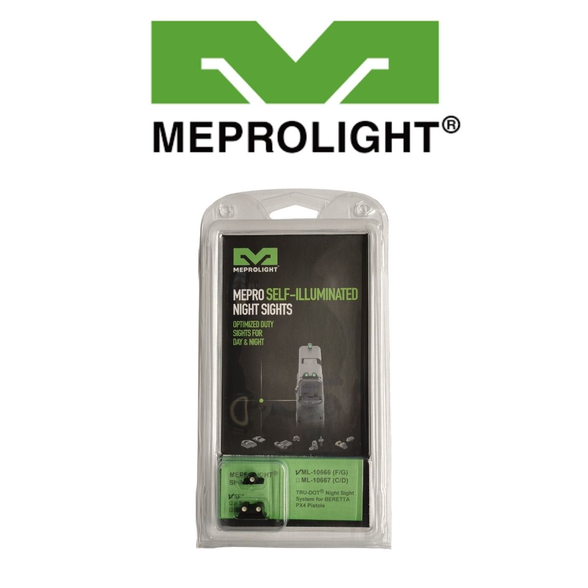 MEPROLIGHT TACCA DI MIRA E MIRINO PER BERETTA PX4