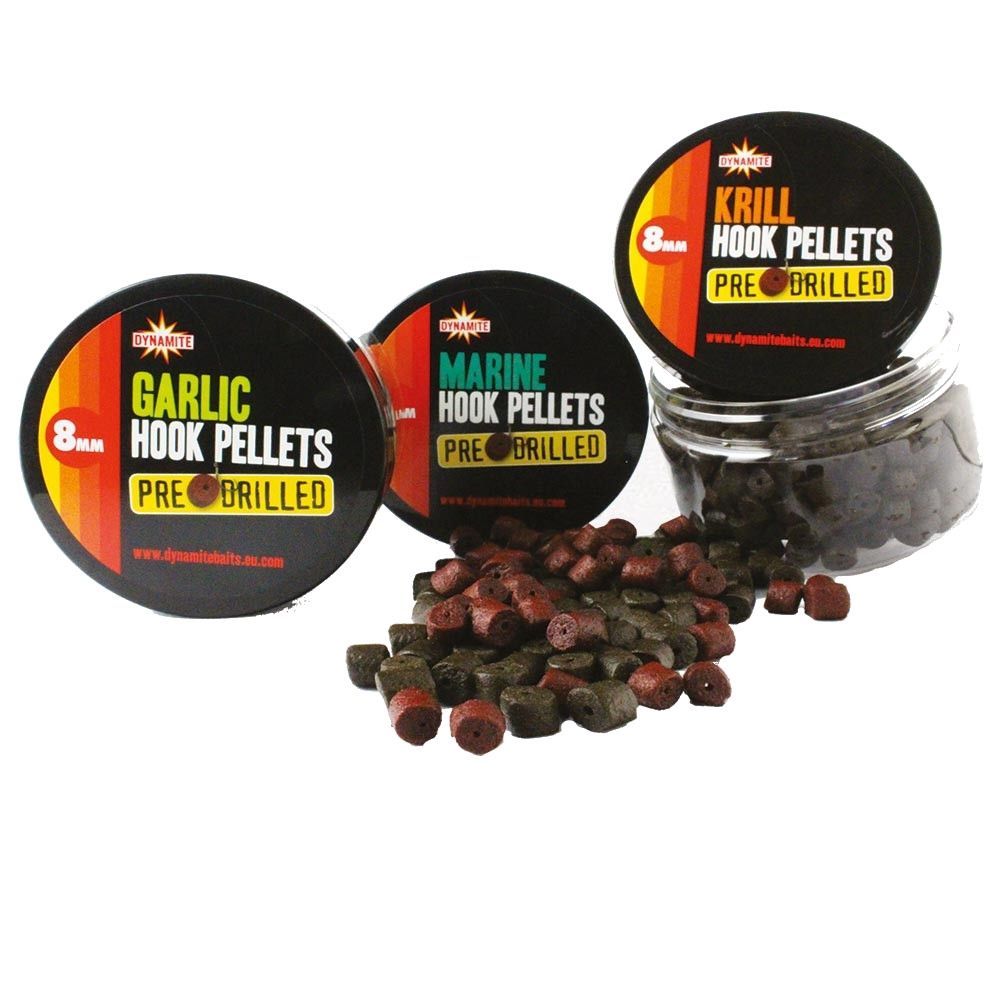 DYNAMITE PRE DRILLED HALIBUT HOOK PELLETS GIA PRE FORATI 