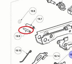 RICAMBIO BERETTA APX PERNO GRILLETTO N. ESPLOSO: 19.9