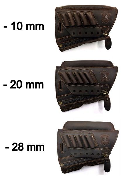 ARTIPEL ALLINEATORE IN PELLE CON PORTACOLPI E ZIP PER CARABINA