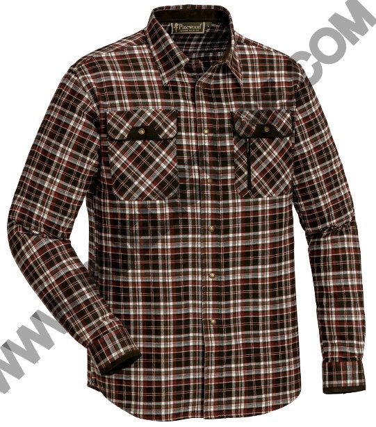 PINEWOOD - CAMICIA DI FLANELLA PESANTE 9428 - MANICA LUNGA - TG M