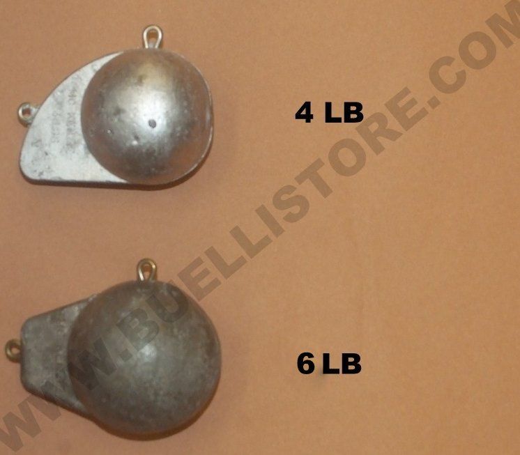PIOMBO AFFONDATORE PER PESCA TRAINA - 4 LB - 6 LB  - 8 LB - 10 LB