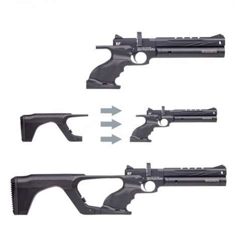REXIMEX PISTOLA AD ARIA COMPRESSA RP PCP CAL. 4.5 BLACK