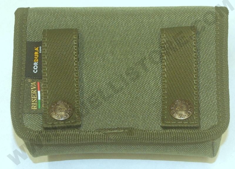RISERVA PORTACARICATORE IN CORDURA - 13 x 10 x 2 cm
