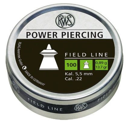 RWS - POWER PIERCING - CAL. 5.5 - PESO 0.89 GRAMMI - 100 PZ